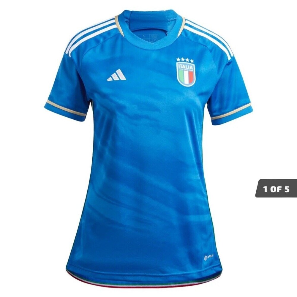 adidas Italy Women's Home Jersey Size Medium Brand New With Tags - Picture 3 of 6